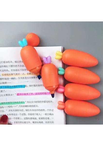 Bir Stil Et Fosforlu Kalem Işaretleyiciler Pastel Çizim Kalemi Öğrenci Okul Ofis Malzemeleri Sevimli Kırtasiye 6 Renk Fosforlu Kalem (Yurt Dışından)