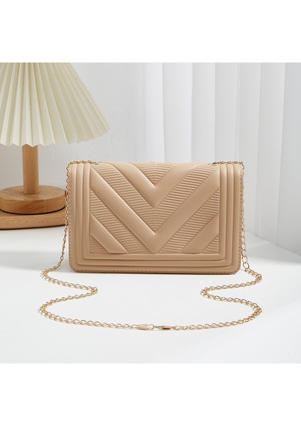 Klasik Kabartmalı Kare Çantanın Kore Versiyonu 2024 Kadın Çantaları Dış Ticaret Çantaları Kadın Basit Moda Tek Omuz Küçük Kare Çanta (Yurt Dışından) modelleri