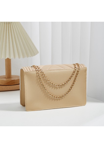 Klasik Kabartmalı Kare Çantanın Kore Versiyonu 2024 Kadın Çantaları Dış Ticaret Çantaları Kadın Basit Moda Tek Omuz Küçük Kare Çanta (Yurt Dışından) fırsatları