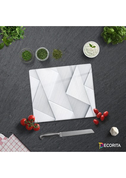 Gümüş Desen | Cam Kesme Tahtası - Cam Kesme Tablası | 29cm x 34cm indirimleri