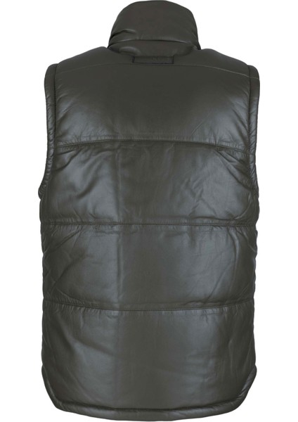 Erkek Hakiki Deri Yeşil Yelek Deri Mont 993 Ylk 25 Erk Derı Yelek Y24 Yesıl fırsatları