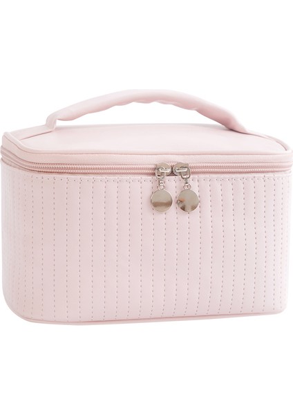 Taşınabilir Büyük Kapasiteli Yeni Seyahat Kozmetik Çantası Pembe (Yurt Dışından)