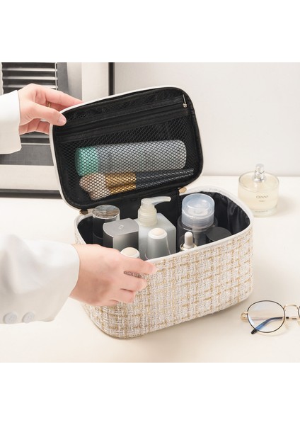 Büyük Kapasiteli Kozmetik Çantasıgirişkozmetik Depolama Depolama Siyah (Yurt Dışından) fiyatları
