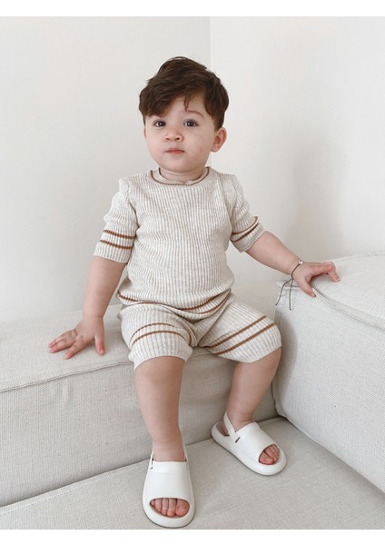 Triko Şortlu Unısex Bebek - Çocuk Alt Üst Takım indirimleri