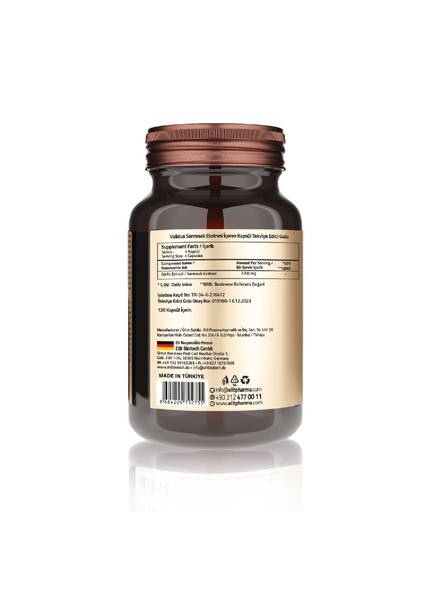 Garlic 3200 mg 120 Capsules fiyatları