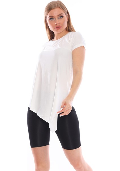 Çapraz Kesim Viskon Kumaş Casual Tunik modelleri