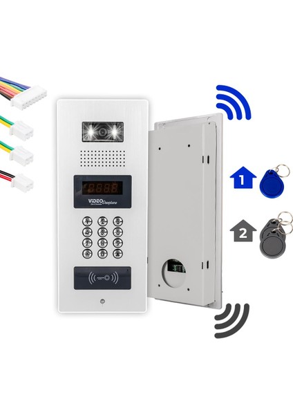 980C98RD NFC DESTEKLİ GÖRÜNTÜLÜ DİAFON KAPI KİLİT AKILLI EV GÜVENLİĞİ SİSTEMİ VERİCİSİ fiyatları