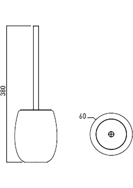 Bocchi Uovo 3023-027-0011 Seramik Wc Fırçalığı Mat Yeşil fiyatları