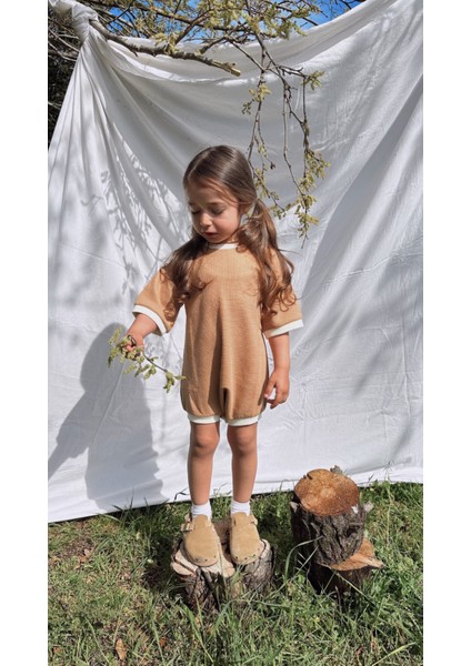 Waffle Bebek & Çocuk Oversize Tulum Unısex