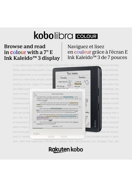 Libra Colour E Kitap Okuyucu 7" Beyaz