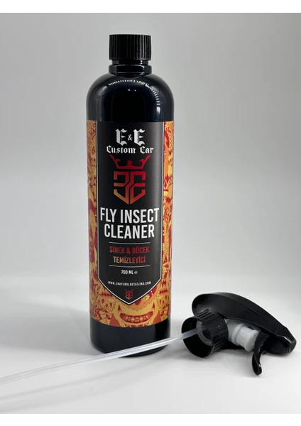 E&e Custom Car Fly Insect Cleaner Sinek ve Böcek Temizleyici 700 ml