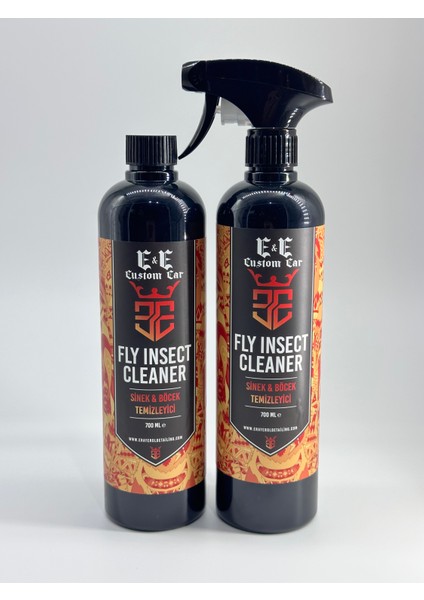 Custom Car Fly Insect Cleaner Sinek ve Böcek Temizleyici 700 ml