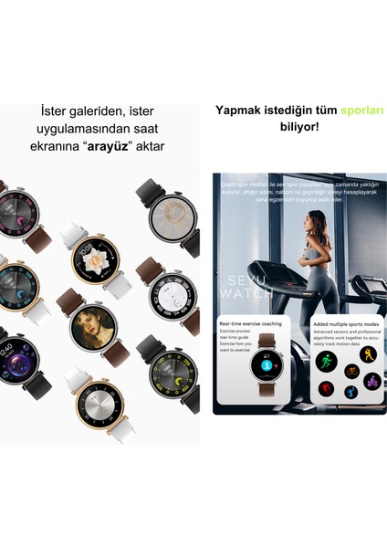 Watch Gt4 Mini Akıllı Saat Tüm Telefonlara Uyumlu Kordon Hediyeli 41MM fırsatları