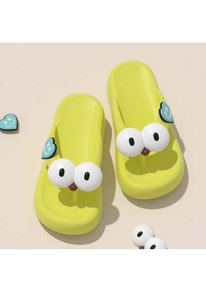 Plaj Büyük Göz Parmak Arası Terlik Deodorant Modası Kalın Tabanlı Parmak Arası Terlik (Yurt Dışından)