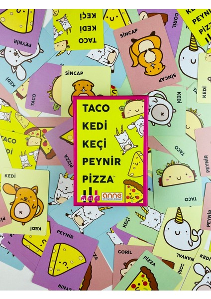 Taco Kedi Keçi Peynir Pizza - 8+yaş Akıl Oyunu