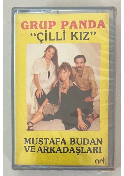 Grup Panda Çilli Kız Mustafa Budan ve Arkadaşları Kaset (Jelatininde Sıfır Orjnal Dönem Kağıt Baskı Kaset)