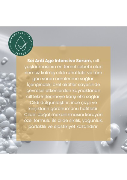 Soı Cilt dolgunlaştırıcı Anti Age Nemlendirici Serum