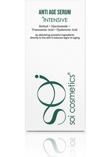 Soı Cilt dolgunlaştırıcı Anti Age Nemlendirici Serum
