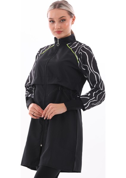 Tek Üst Paraşüt Tam Kapalı Tesettür Mayo 2425-1 Duru