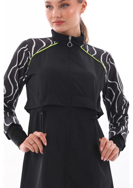 Tek Üst Paraşüt Tam Kapalı Tesettür Mayo 2425-1 Duru modelleri