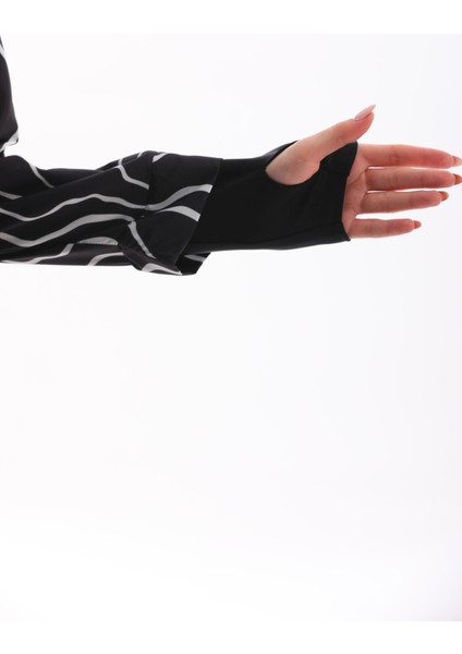 Tek Üst Paraşüt Tam Kapalı Tesettür Mayo 2425-1 Duru fırsatları