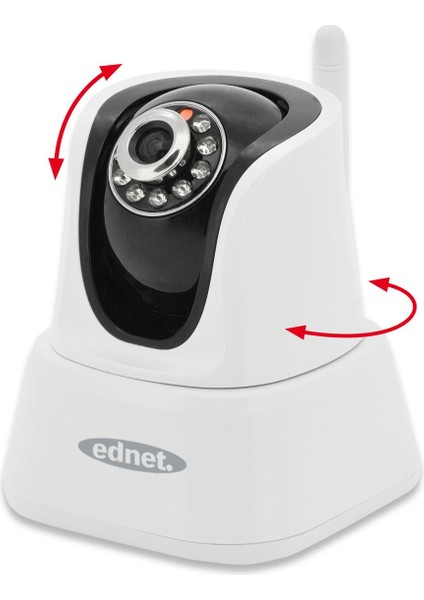 Move Gece &amp; Gündüz Iç Mekan Ip Kamera, Wireless 11N, Hareketli Kafa, Infrared Özellik, 640 x 480 Piksel