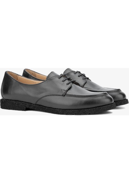 Alanzo Kadın Siyah Deri Casual Ayakkabı 33 0618 Bn Ayk Y24 fırsatları