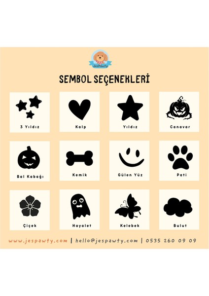 Jespawty Isimli Gümüş Rengi Çelik Kedi Köpek Künyesi (Kendi Künyeni Tasarla)