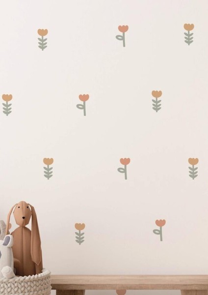 Kır Çiçeği Duvar Çıkartmaları Boho Çocuk Odası Dekorasyon Sticker fırsatları