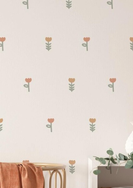 Kır Çiçeği Duvar Çıkartmaları Boho Çocuk Odası Dekorasyon Sticker indirimleri