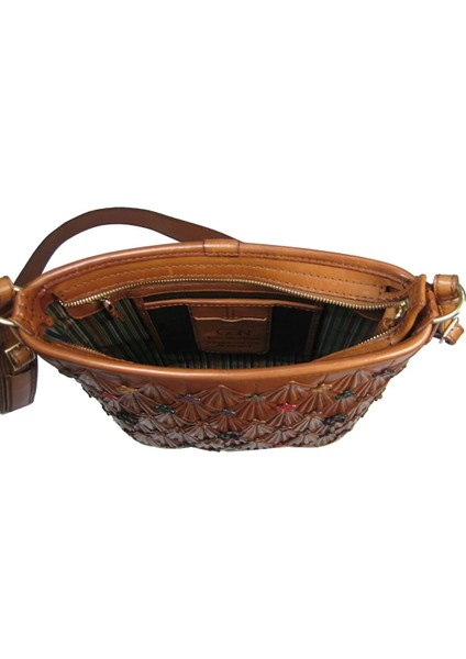 Handmade Deri Postacı Çanta (Kristal ) fırsatları