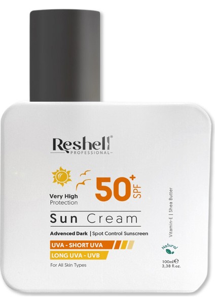 Spf 50 Yüz Güneş Kremi Yüksek Korumalı Uva-Uvb 100 ml