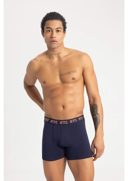 Regular Fit 3'lü Boxer B0582AX23AU