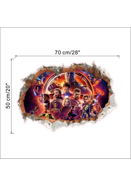 No.8 Tarzı 3D Karikatür Avengers Duvar Çıkartmaları Oturma Odası Yatak Odası Duvar Dekorasyonu Film Afişi Sanatsal Fresk Duvar Çıkartmaları Çocuk Odaları Için (Yurt Dışından)