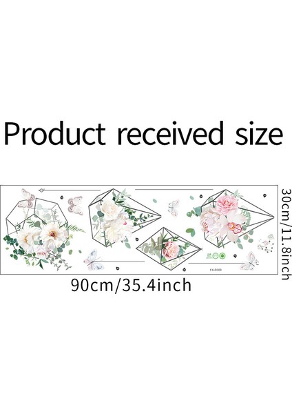 Bir Stil Taze Çiçekler Asılı Sepet Duvar Çıkartmaları Oturma Odası Yatak Odası Kanepe Arka Plan Dekorasyon Duvar Kağıdı Güzelleştirmek Sticker Ev Dekor (Yurt Dışından)