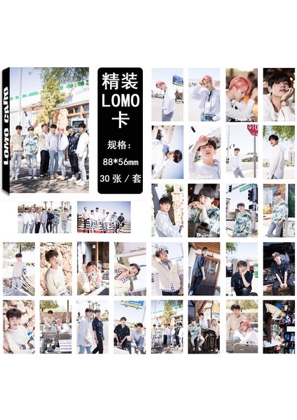 No.3 Tarzı Kpop Sokak Çocukları Lomo Kartı Fotocard Posteri Kore Moda Fotoğraf Baskı Kartları Hayranları Koleksiyonu Hediyeler (Yurt Dışından)