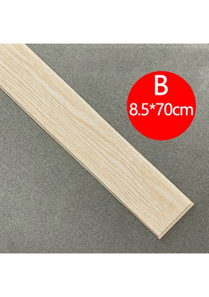 No.2 Tarzı 3D Dayanıklı Süpürgelik Etiket Kendinden Yapışkanlı Pvc Çerçeve Duvar Çıkartması Bel Çizgisi Tv Arka Plan Süpürgelik Hatları Duvar Sticker (Yurt Dışından)