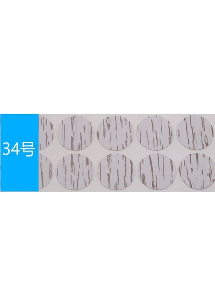 No.34 Stili Heet Mobilya Kendinden Yapışkanlı Sızdırmazlık Çıkartmaları Masa Dolabı Delik Süs Pvc Mobilya Kapak Vida Deliği Için Çirkin Çıkartmalar (Yurt Dışından)