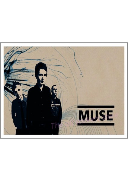 No.12 Tarzı 42X30 Muse Poster.muse Rock Müzik Vintage Retro Poster Kraft Kağıt Dekoratif Duvar Sticker (Yurt Dışından)