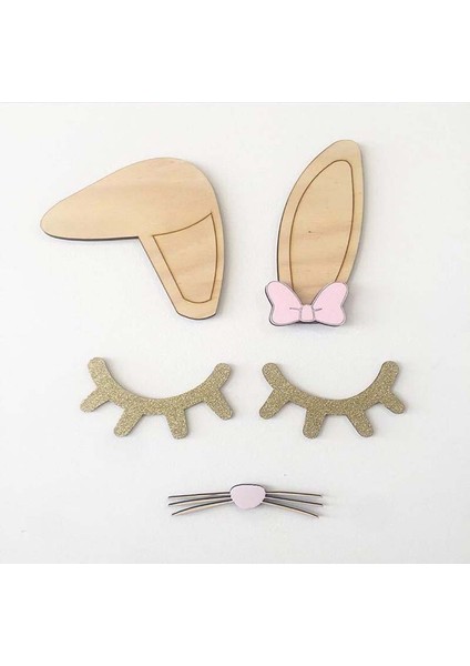 G Tarzı Ahşap Tavşan Kulak Duvar Sticker Iskandinav Tarzı Ev Dekor Dıy Ahşap Odası Ev Kawaii Dekorasyon Ins Duvar Sahne Genç Odası Dekorasyon (Yurt Dışından) fiyatları