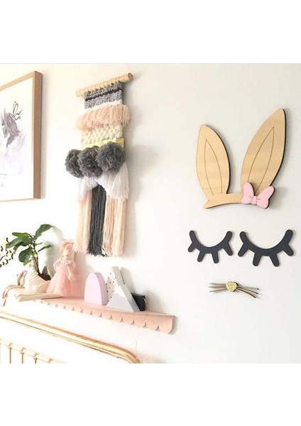 G Tarzı Ahşap Tavşan Kulak Duvar Sticker Iskandinav Tarzı Ev Dekor Dıy Ahşap Odası Ev Kawaii Dekorasyon Ins Duvar Sahne Genç Odası Dekorasyon (Yurt Dışından) fırsatları