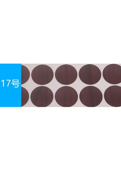 No.17 Tarzı Heet Mobilya Kendinden Yapışkanlı Sızdırmazlık Çıkartmaları Masa Dolabı Delik Süs Pvc Mobilya Kapak Vida Deliği Için Çirkin Çıkartmalar (Yurt Dışından)