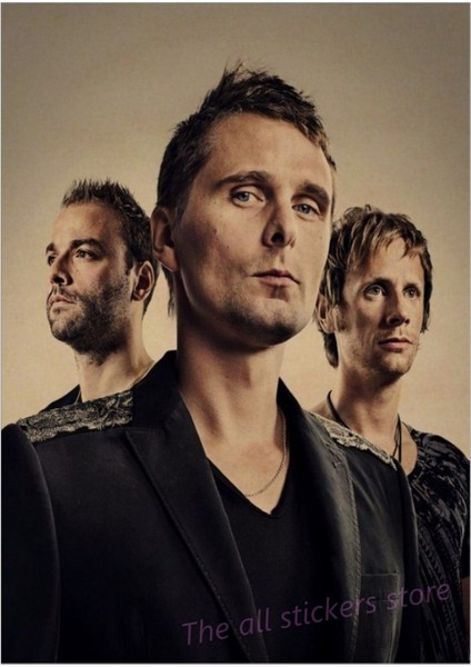 No.28 Tarzı 42X30 Muse Poster.muse Rock Müzik Vintage Retro Poster Kraft Kağıt Dekoratif Duvar Sticker (Yurt Dışından)