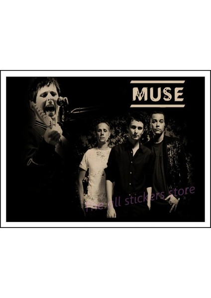 No.7 Tarzı 21X30 Muse Poster.muse Rock Müzik Vintage Retro Poster Kraft Kağıt Dekoratif Duvar Sticker (Yurt Dışından) fiyatları