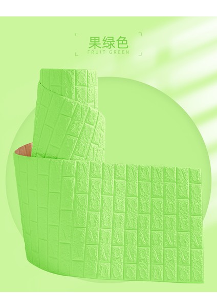 No.5 Tarzı 70X50CM 10 M 3D Kendinden Yapışkanlı Duvar Kağıdı Sürekli Tuğla Karikatür Desen Çocuk Odası Çocuk Duvar Dekor Su Geçirmez Ev Dekor (Yurt Dışından)