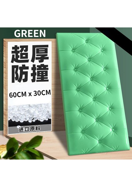 Yeşil Stil 12 mm 12MM Kalınlığında Kendinden Yapışkanlı Tatami Çocuk Tampon Duvar Sticker Başlık Yastık Döşeme Oturma Odası Yatak Odası Dekorasyon (Yurt Dışından)