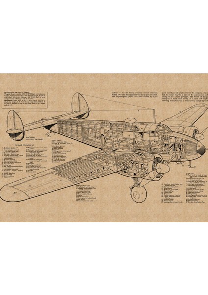 Kahve Tarzı 21X30CM Ünlü Jenny Eski Pervane Uçak Curtiss Jn-4d Çift Kanatlı Vintage Kraft Kağıt Posteri Duvar Sticker Ev Bar Sanat Dekoru (Yurt Dışından)