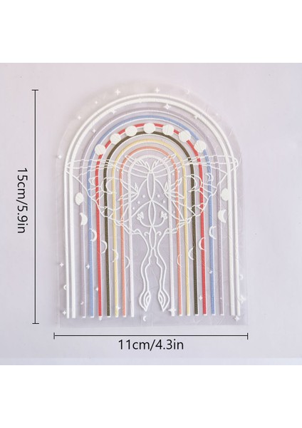 No.2 Tarzı Güneş Yakalayıcı Pvc Elektrostatik Cam Çıkartmaları Pencere Için Komik Güneş Yakalayıcı Duvar Çıkartmaları Gökkuşağı Prizmalar Etiket Güneş Işığı Çıkartmaları (Yurt Dışından)