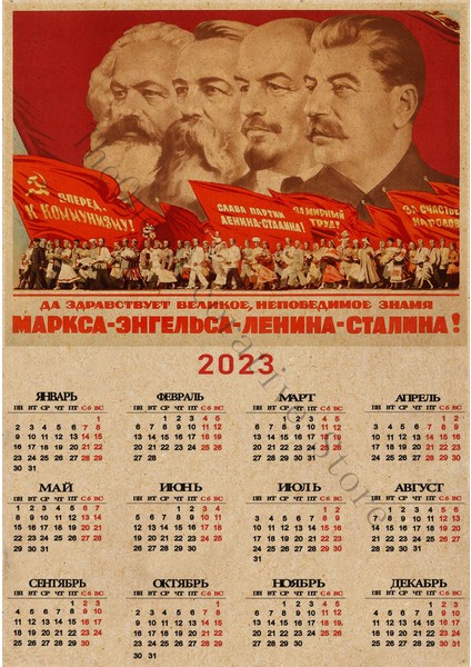 Beyaz Stil 42X30CM Yeni Rus Versiyonu Kraft Kağıt Posterler Sovyetler Birliği Sscb Başkanı Stalin Marx Lealendar Sticker Ev Dekor (Yurt Dışından) fırsatları