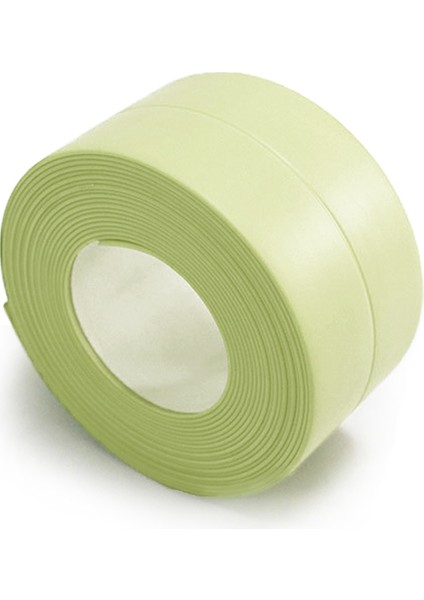 Yeşil Stil 200X2.2CM Pvc Su Geçirmez Duvar Etiket Kendinden Yapışkanlı Lavabo Soba Çatlak Şerit Mutfak Banyo Küveti Köşe Sızdırmazlık Bandı Su Geçirmez (Yurt Dışından)